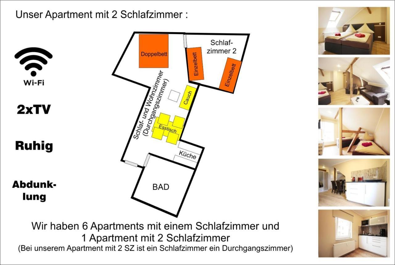 Apartments Roehrstrasse Weimar  Buitenkant foto
